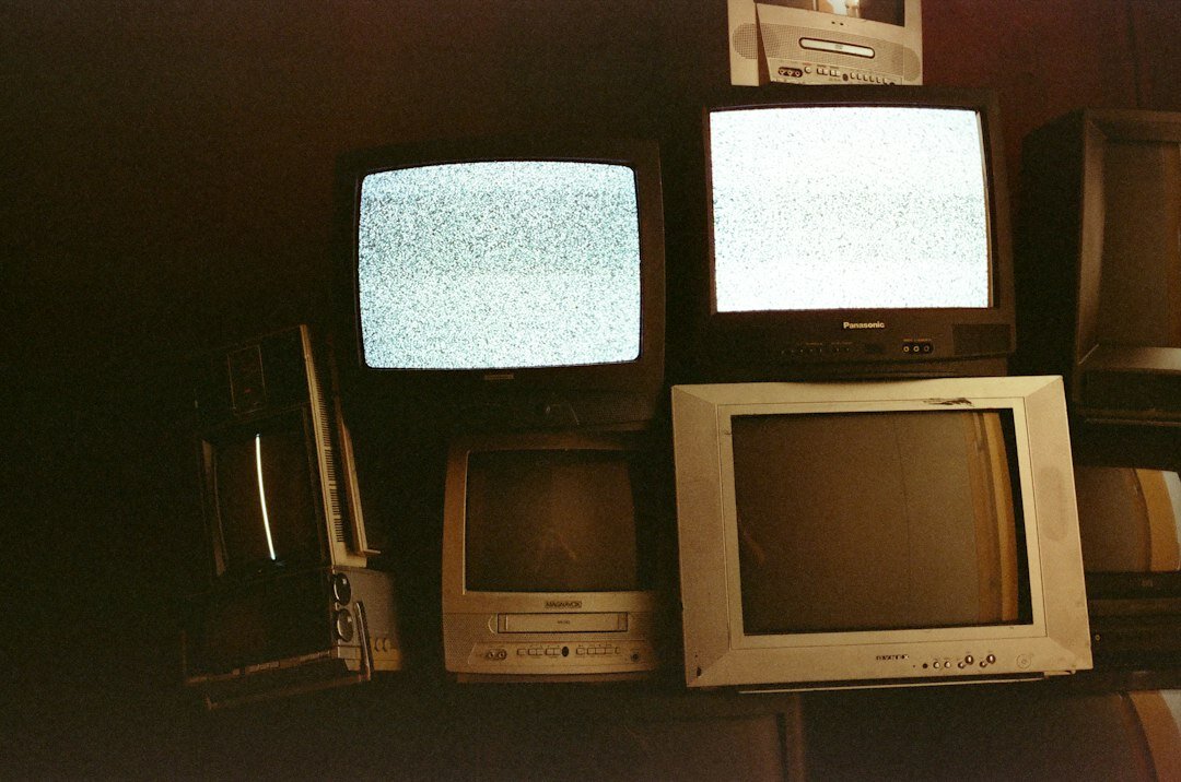 vintage television set