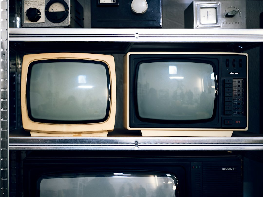 vintage television broadcast