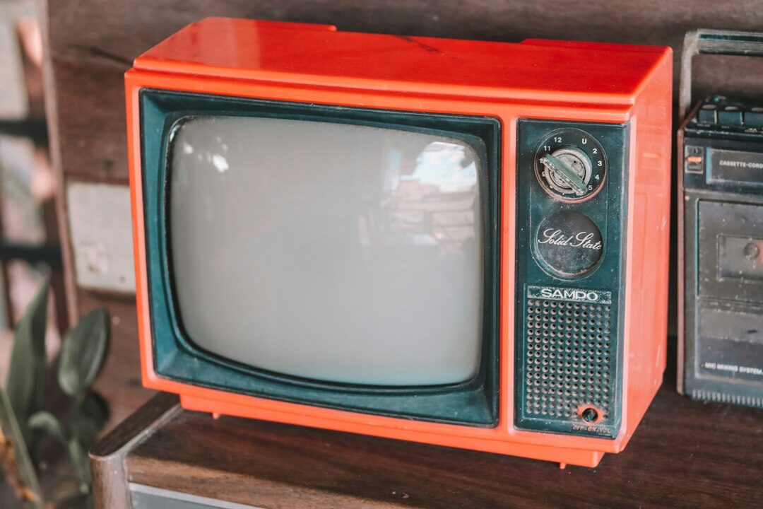 vintage television broadcast