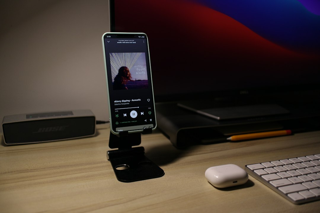 streaming device on table