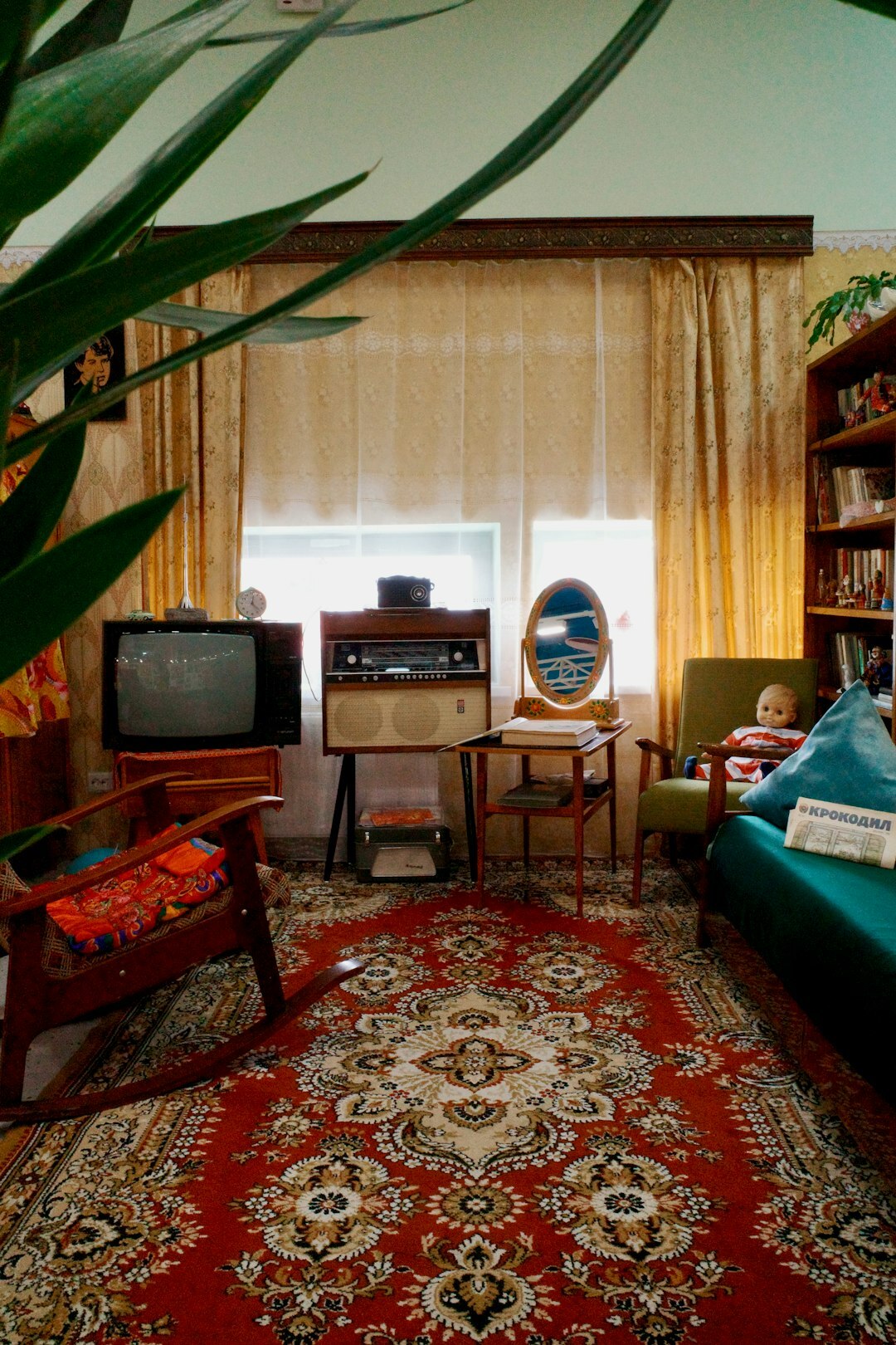 classic tv show living room scene